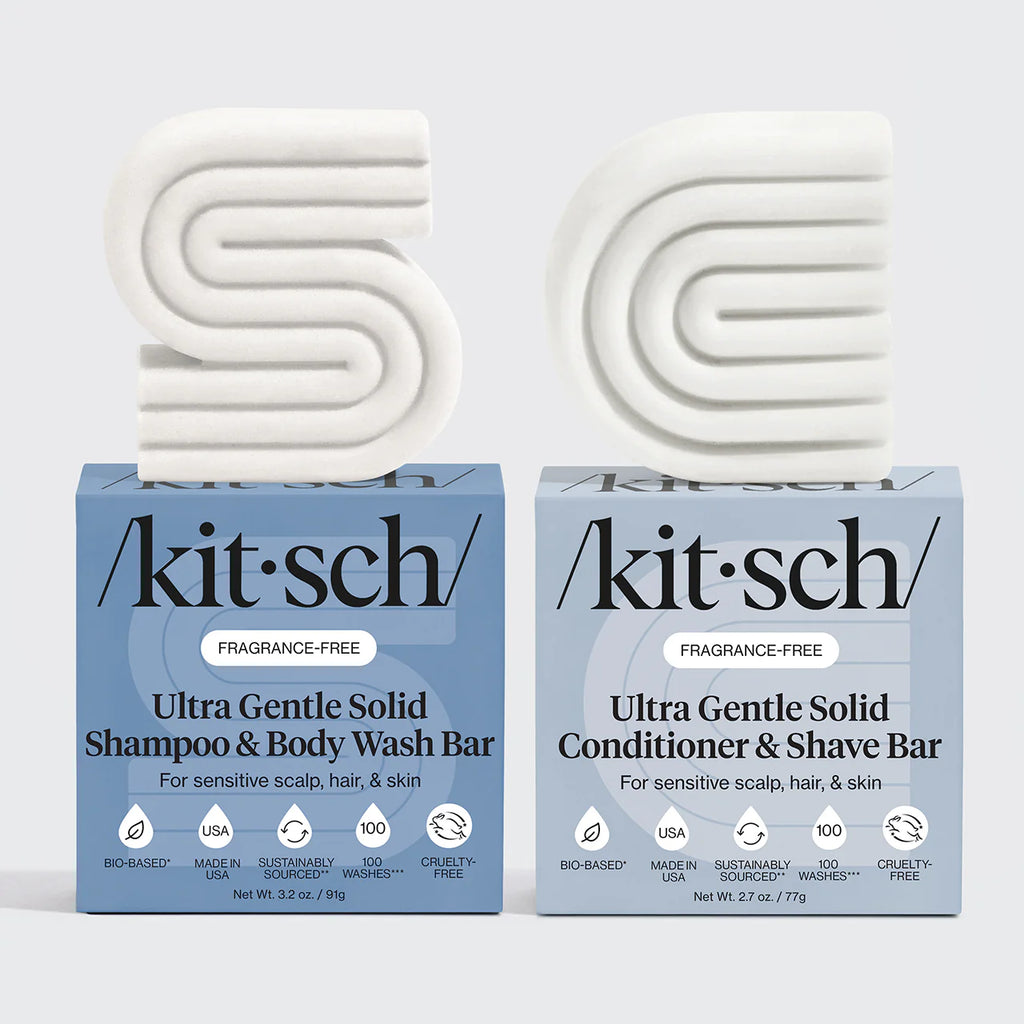 Kitsch -  Ultra Sensitive Shampoo & Conditioner Bar Combo – Parfumvrij & Zacht