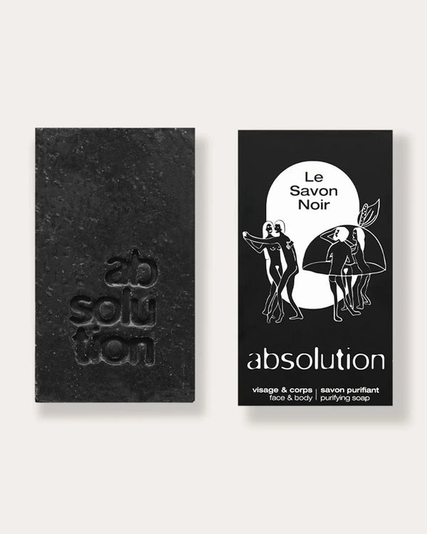 Absolution – Le Lait Peau Douce & Le Savon Noir Set + Gratis Toilettas