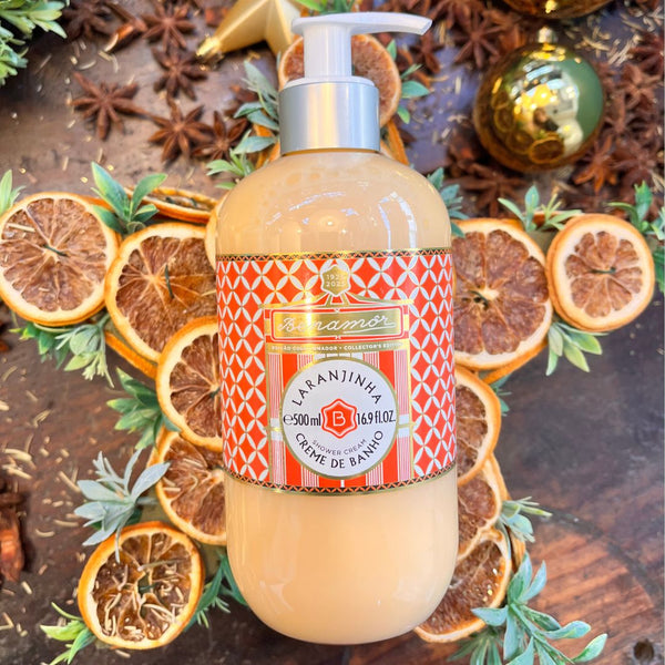 Benamôr Laranjinha Douchecrème – Collector’s Edition 500 ml met Pompje – Verzorgend & Verfrissend