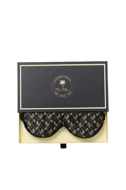 Fan Palm - Fan Palm Zijden Slaapmasker – 100% Mulberry Zijde