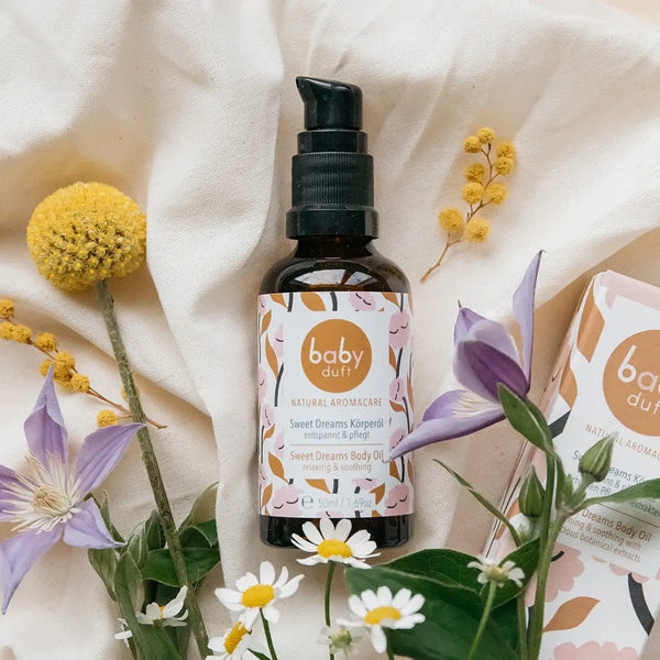 Babyduft -  Bio Lichaamsolie Sweet Dreams – Verzachtend & Ontspannend