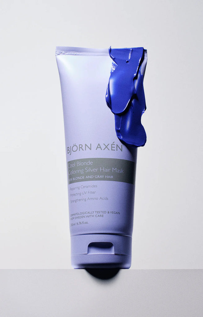 Björn Axén Cool Blonde Coloring Silver Hair Mask – 200 ml – Verhelderend Haarmasker voor Blond en Grijs Haar