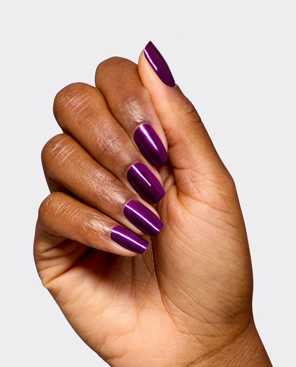 OPI Infinite Shine - Louvre Me Louvre Me Not – Donkerpaarse Shimmer Gel-look Nagellak