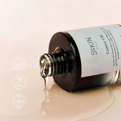 ScKin Nutrition - Castor Oil 50 ml – 100% Pure, Biologisch & Koudgeperst