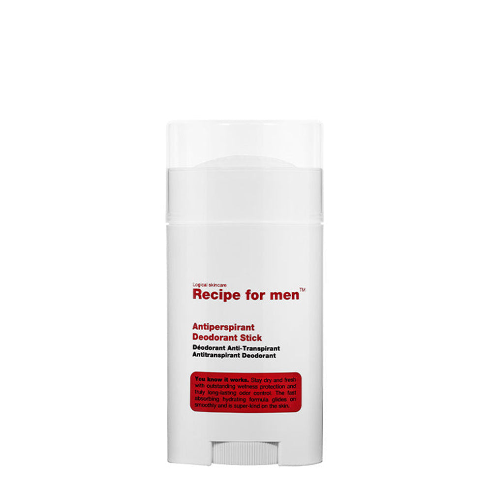 Recipe for Men Antiperspirant Deo Stick – Vegan, 24u Fris & Vlekvrij