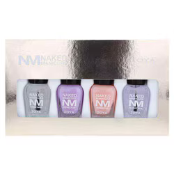 Zoya Naked Manicure Travel Kit – Mini Manicure Set (4 x 7.5 ml)