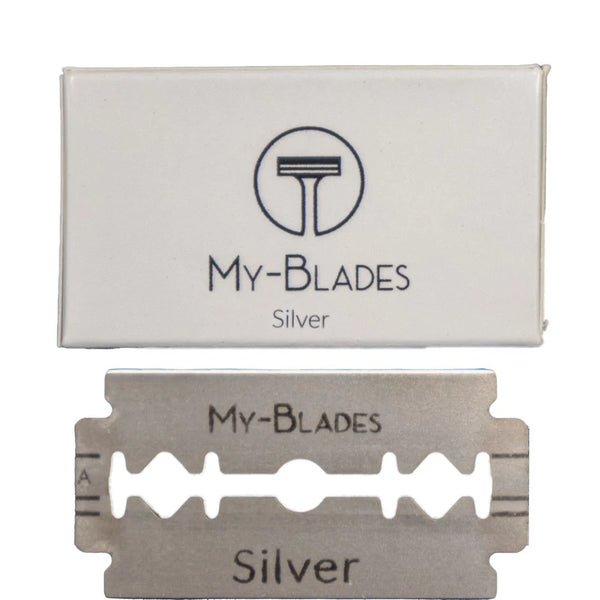 My -Blades - Silver Double Edge razor blades 100 blades in 10 boxes