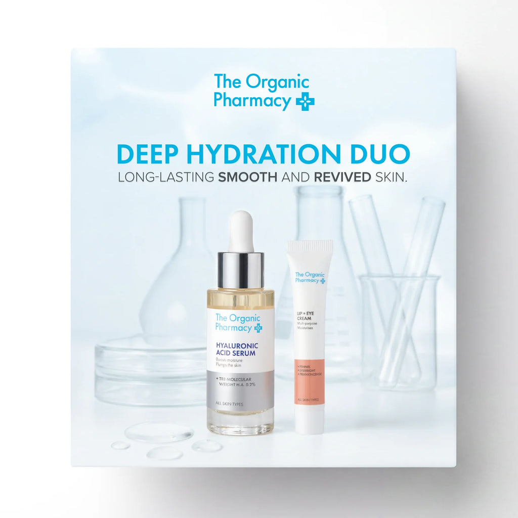 The Organic Pharmacy - Deep Hydration Duo - Serum & Oogcrème