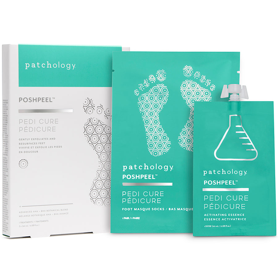 Patchology - PoshPeel PediCure – Exfoliërende Voetpeeling voor Zijdezachte Voeten