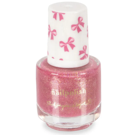 Konges Slojd-  Kindernagellak – Twinkle Peel Off Nail Art - Red of Amour Pink