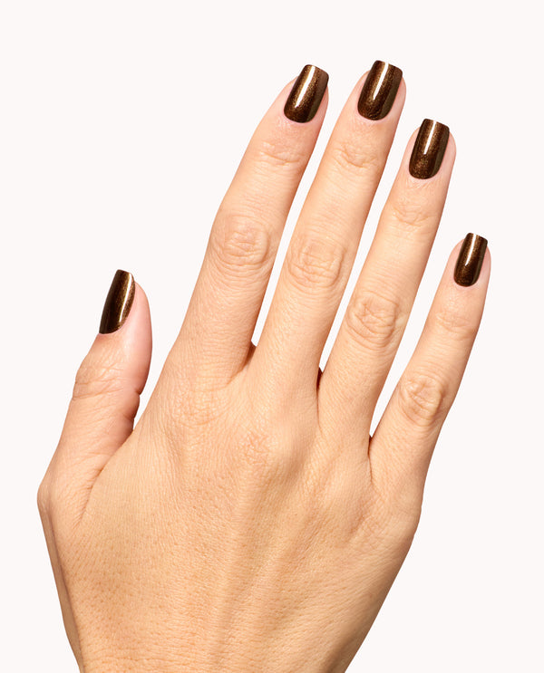OPI Infinite Shine - Espresso Your Style – Donkerbruine Shimmer Gel-look Nagellak