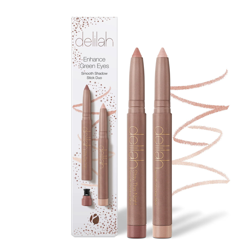 Delilah Cosmetics - Enhance Your Green Eyes - Duo Green - Oogschaduwpotloden