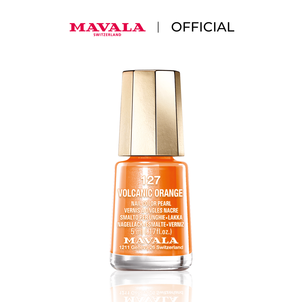 Mavala - Volcanic Orange 127 - Mini nail polish