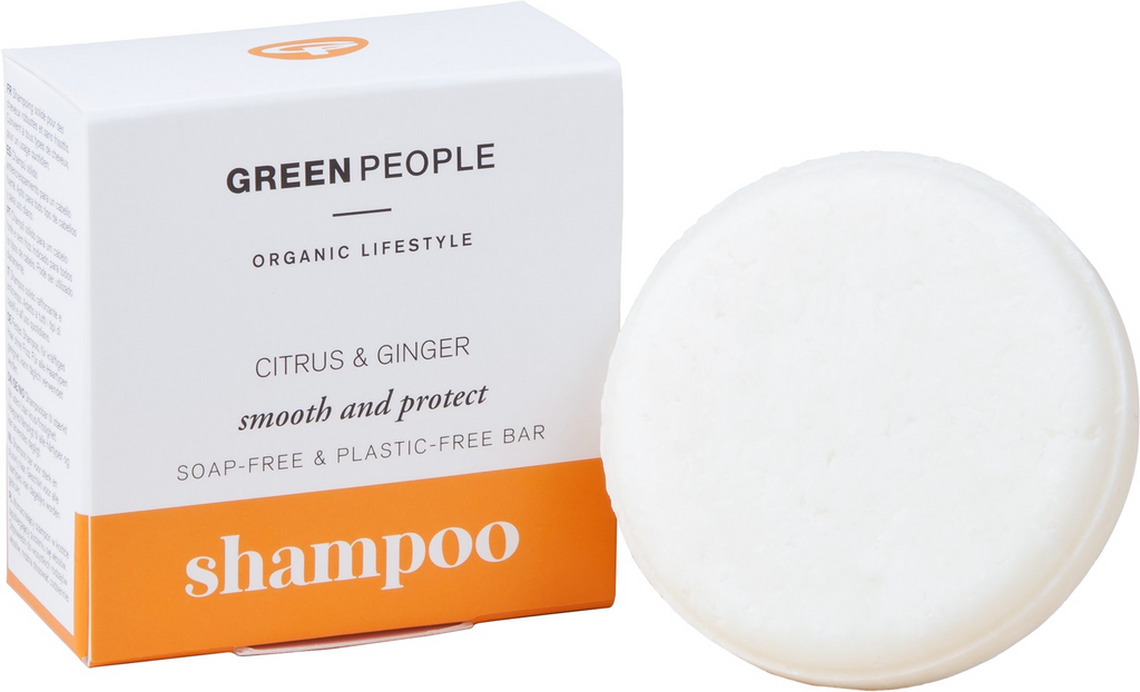 Green People - Citrus & Ginger Shampoo Bar - Beauty Junkies