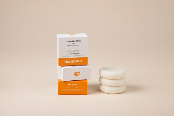 Green People - Citrus & Ginger Shampoo Bar - Beauty Junkies
