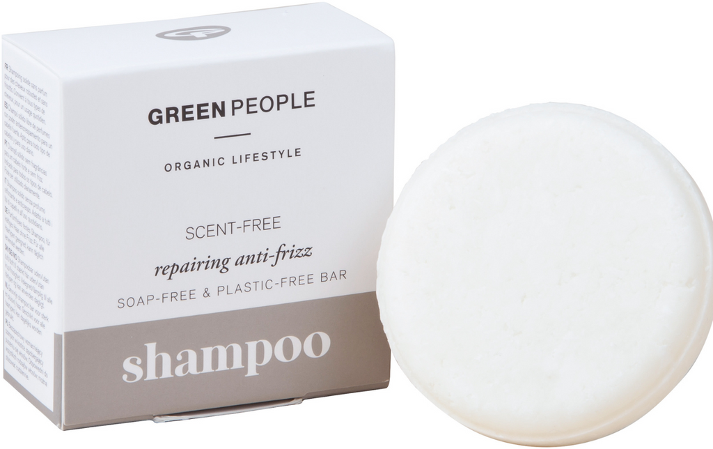 Green People - Geurvrije Herstellende Anti-Frizz Shampoo Bar - ontworpen om pluizig haar te verminderen - Beauty Junkies
