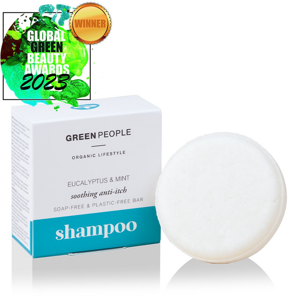 Green People - Eucalyptus & Mint Anti-Dandruff Shampoo Bar - Beauty Junkies