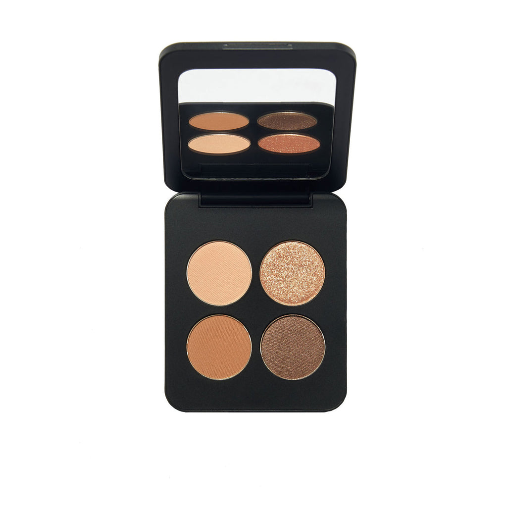Youngblood - Pressed Eyeshadow Quad - Vier oogschaduwen in box met spiegel - Rijke pigment - Beauty Junkies