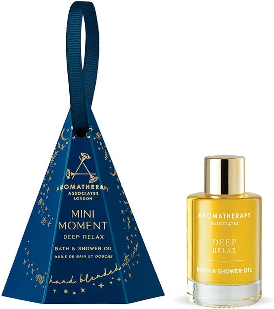 Aromatherapy Associates -  Mini Moment Deep Relax Bath and Shower Oil - Beauty Junkies
