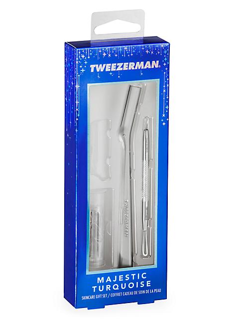 Tweezerman - Majestic Turquoise Huidverzorgingscadeauset - Beauty Junkies
