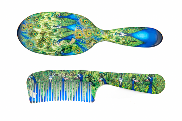 Rock & Ruddle - Kam met Handvat Pauw