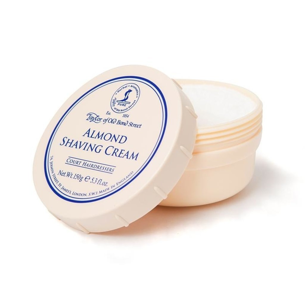 Taylor of Old Bond Street - Almond Scheercreme 150 gram - Beauty Junkies