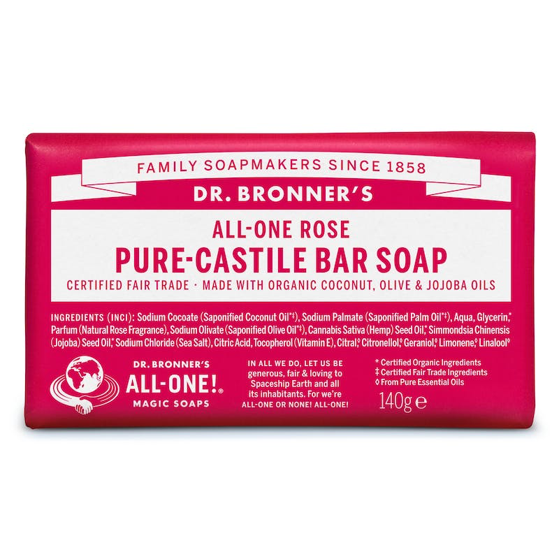 Dr. Bronner's - Rozen Zeepblok - Beauty Junkies