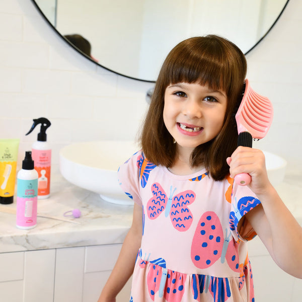 No Nasties - Detangler Kids Hair Brush - Anti -Klit