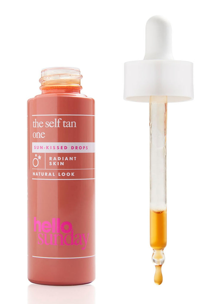 Hello Sunday The Self Tan One Sun-kissed Drops - zelfbruiner voor het gezicht - Beauty Junkies