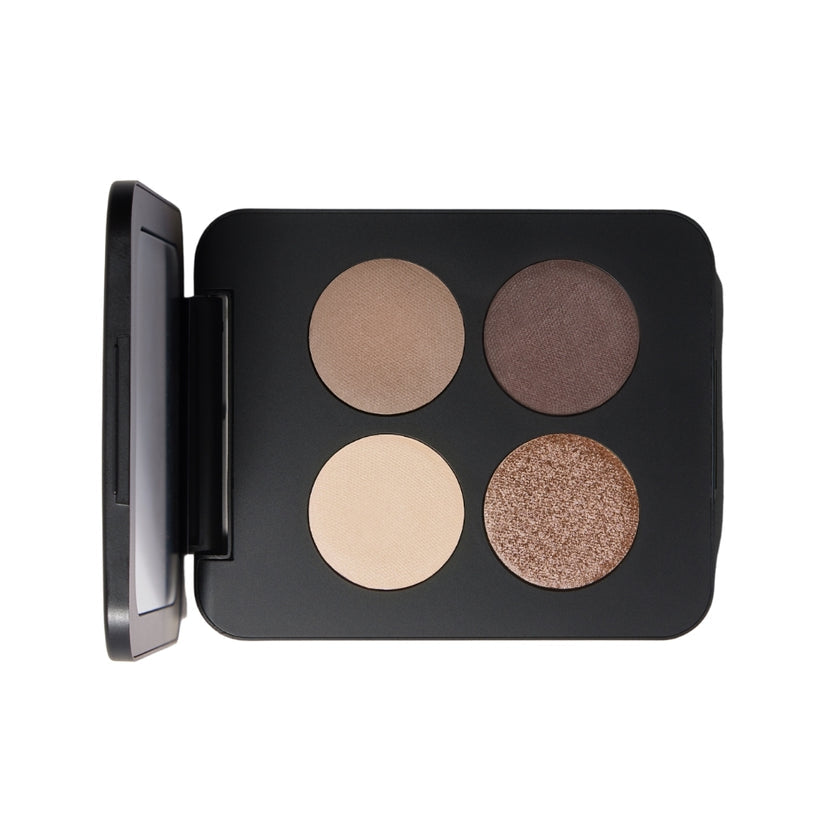Youngblood - Pressed Eyeshadow Quad - Vier oogschaduwen in box met spiegel - Rijke pigment - Beauty Junkies