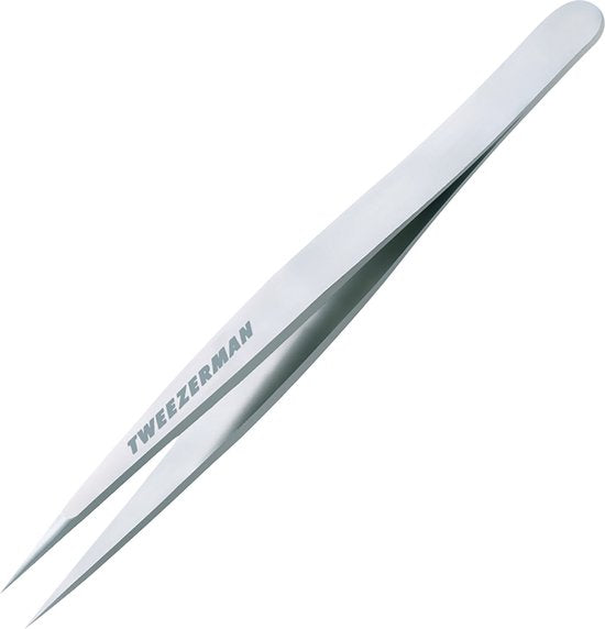 Tweezerman - Punt Pincet  - Classic Stainless Steel - Slant Point Tweezer - Beauty Junkies