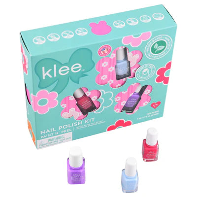 Kleed Naturals - Pixie Bloemen - 3-delige mini Nagellakset - Beauty Junkies