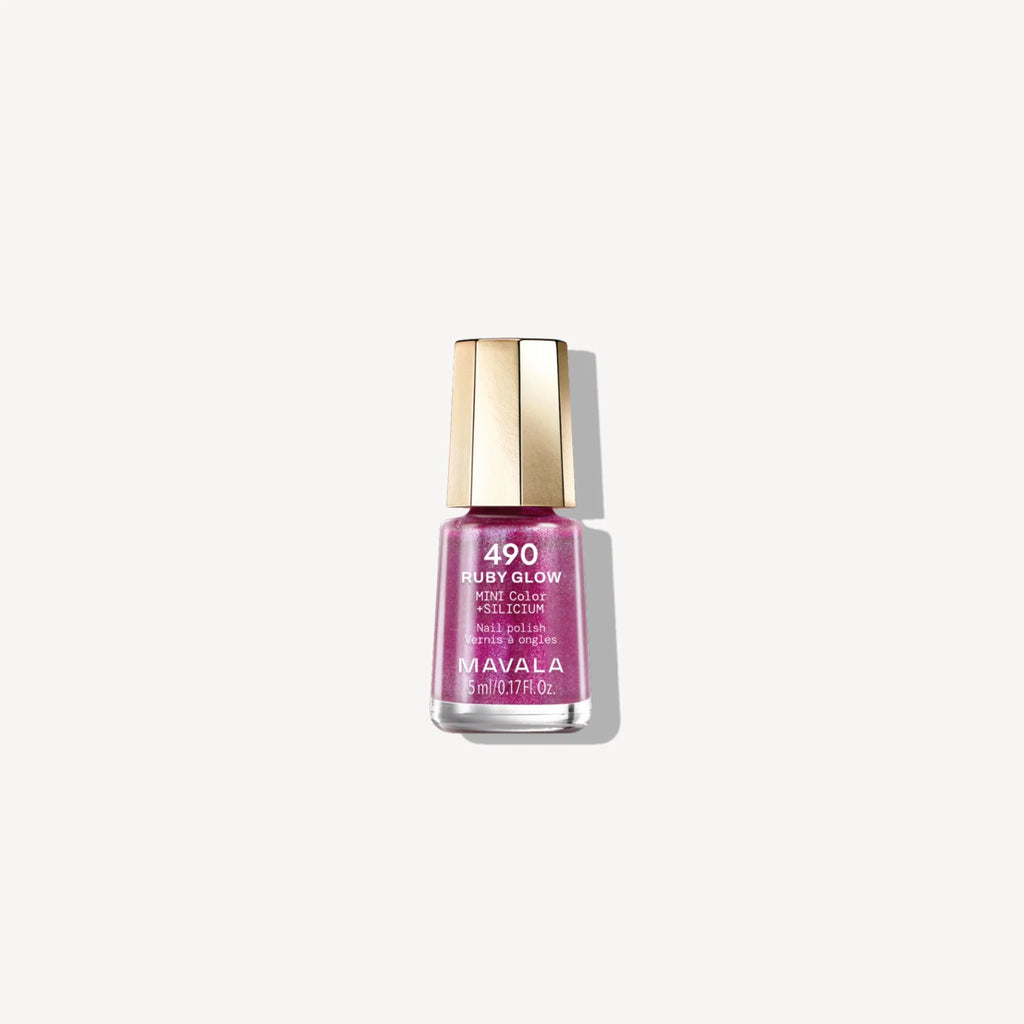 Mavala - Ruby Glow 490 – Mini Nagellak -  Robijnroze