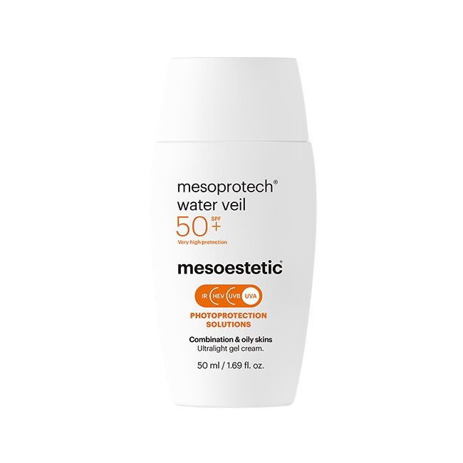 Mesoestetic Mesoprotech Water Veil SPF 50+ - Ultralichte Zonbescherming voor de Gemengde tot Vette Huid
