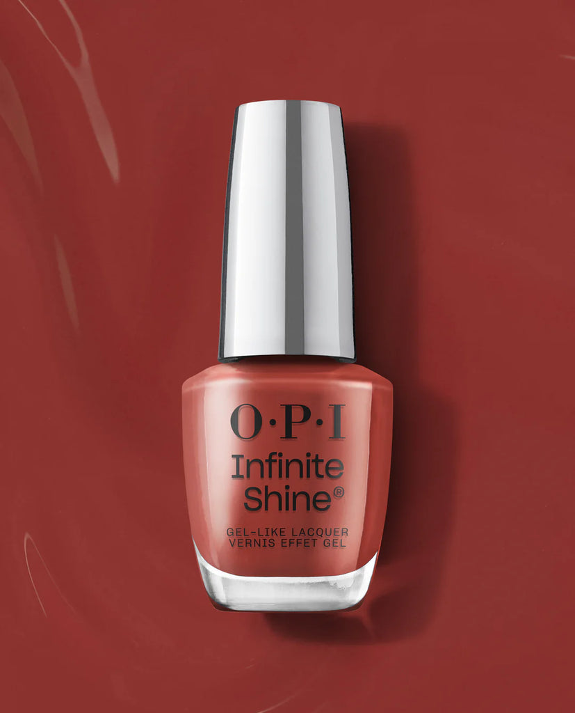 OPI Infinite Shine – Nail Prep Rally – Donkerrode Gel-look Nagellak