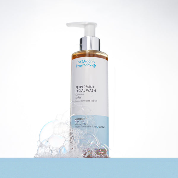 The Organic Pharmacy - Peppermint Facial Wash - Verfrissende Reinigingsgel