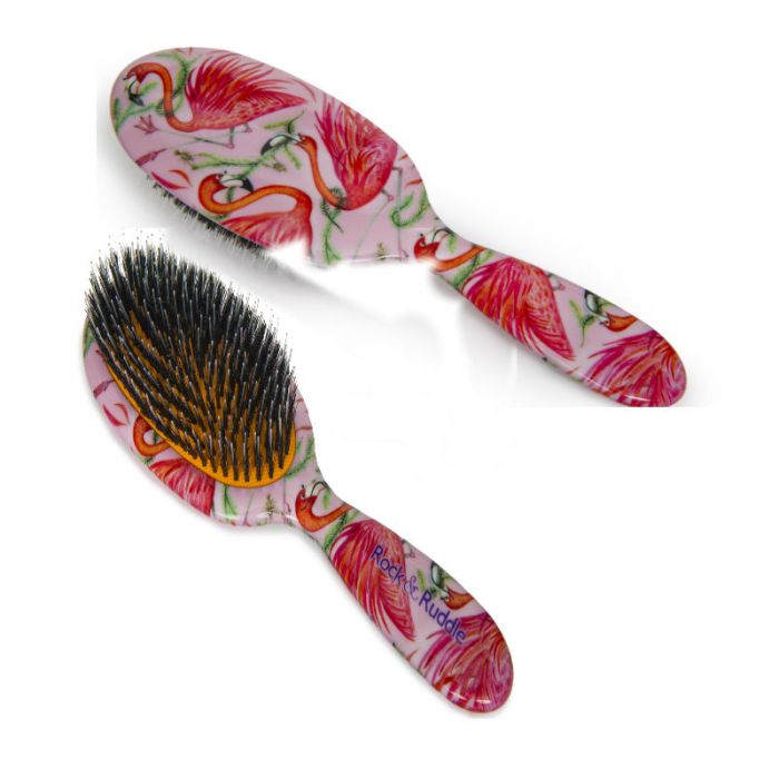 Rock & Ruddle - Haarborstel  Mixed Flamingos - Beauty Junkies