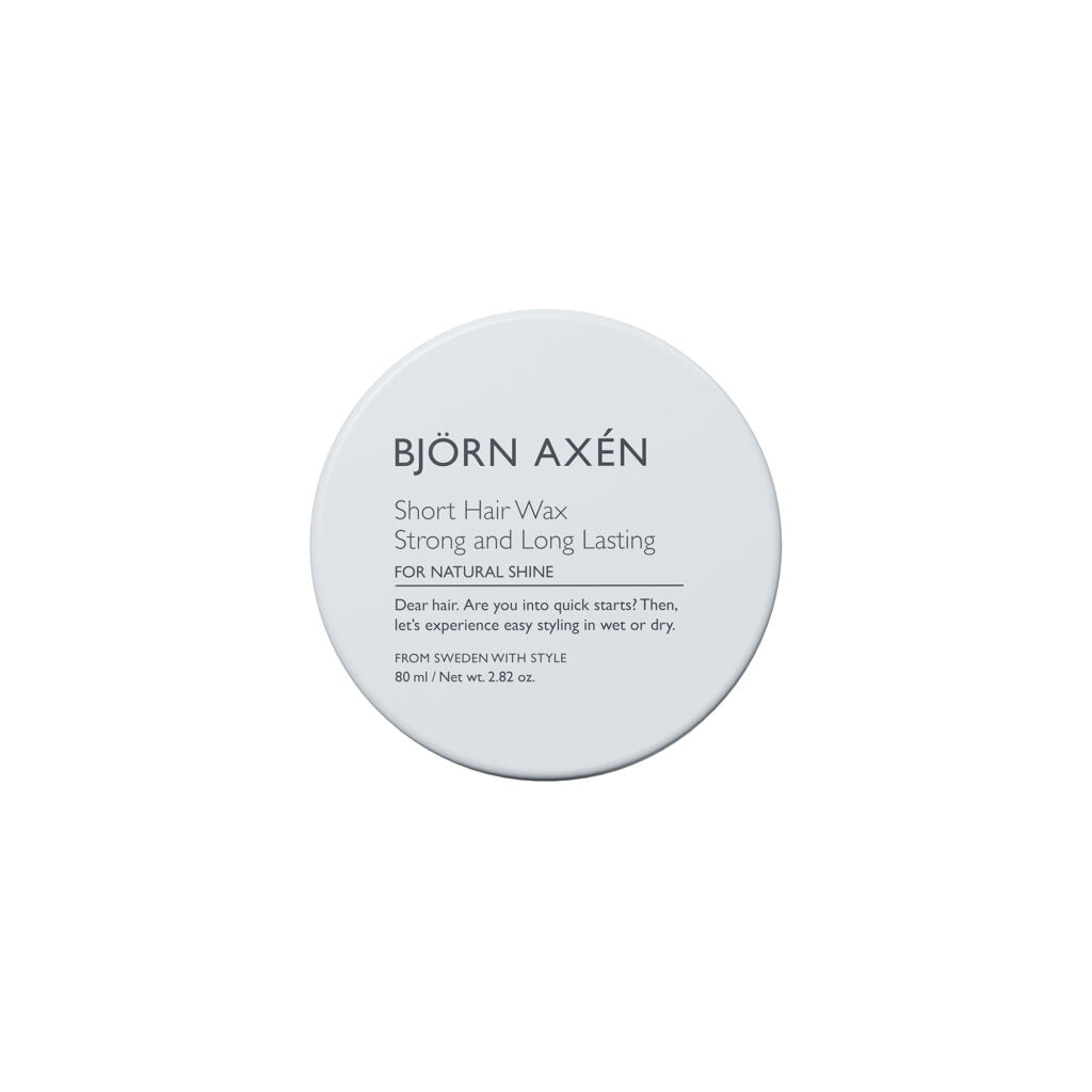 Björn Axén -  Short Hair Wax 80ml – Haarwax voor Kort Haar met UV-bescherming