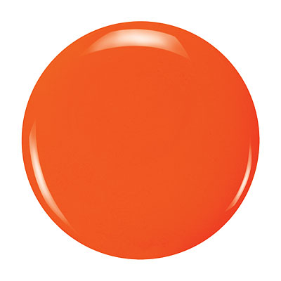 Zoya Thandie – glanzende oranje nagellak met crème finish in kleurvlek

