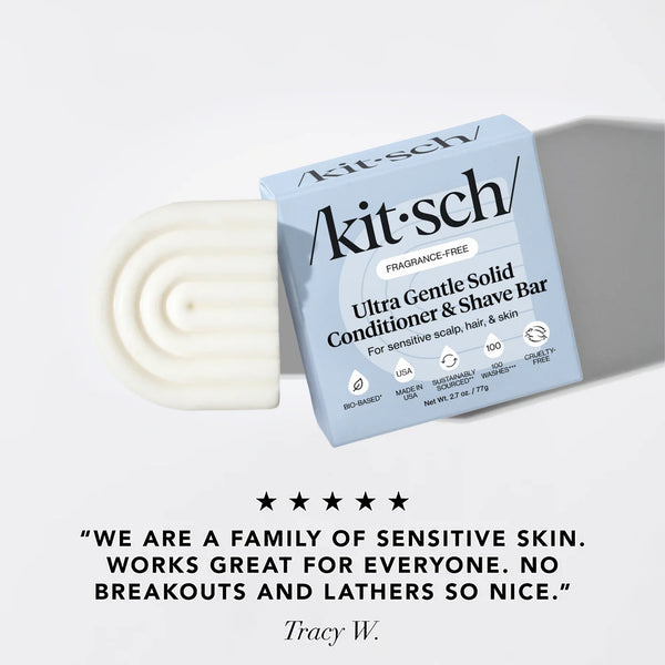 Kitsch - Ultra Sensitive Conditioner & Shave Bar – Parfumvrij & Zacht