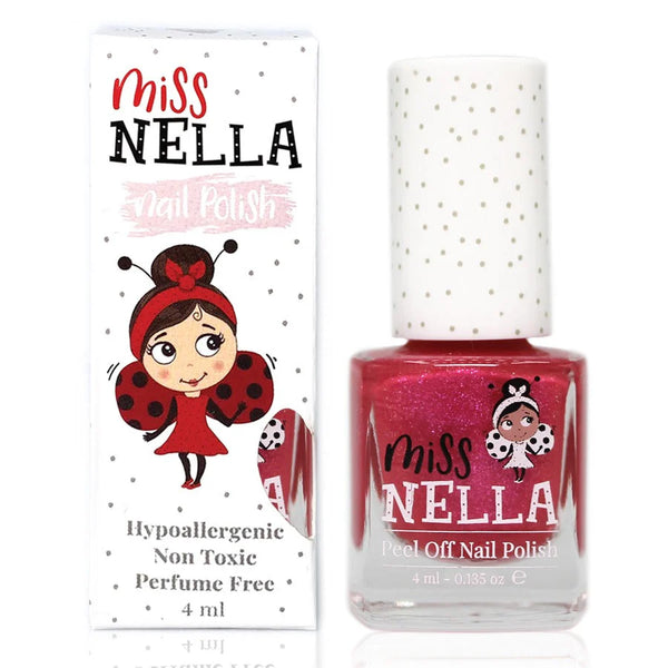 Miss Nella - Children's nail polish - Tickle Me Pink Glitter