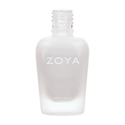Zoya Aspen – Witte MatteVelvet Nagellak met Shimmer Vegan 15ml