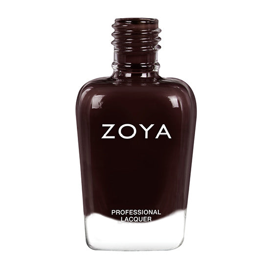 Zoya Dionne – Vegan Diep Bruine Nagellak met Wijnrode Ondertoon – Crème Finish 15 ml