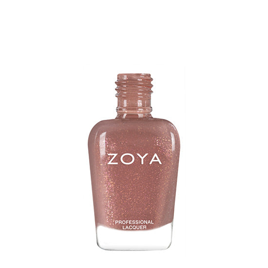 Zoya – Dulcie – Vegan Nude Caramel Nagellak - Roze Microglitter – 15 ml