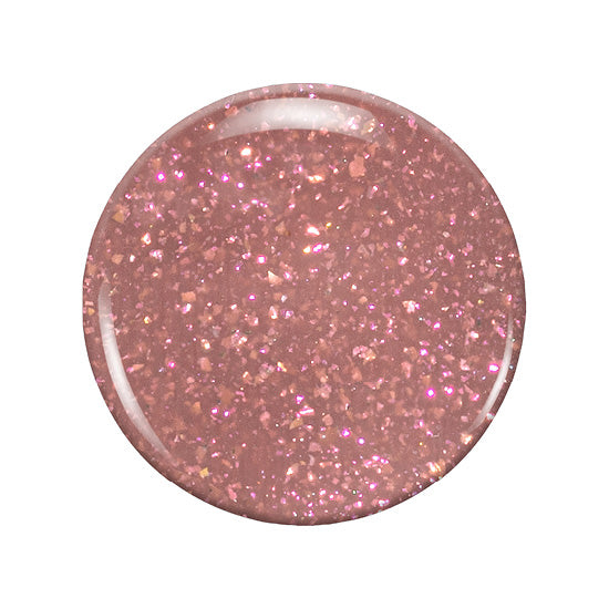 Zoya – Dulcie – Vegan Nude Caramel Nagellak - Roze Microglitter – 15 ml