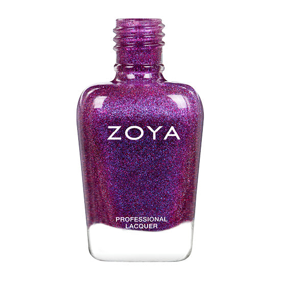 Zoya Eradani – Magenta Nagellak met Holografische Glitter Vegan 15ml