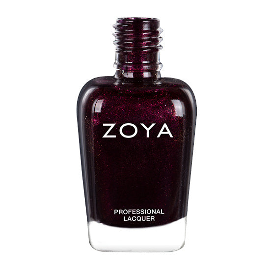 Zoya Jem – Vegan Donker Paarsrode Nagellak met Shimmer – Metallic Finish 15 ml