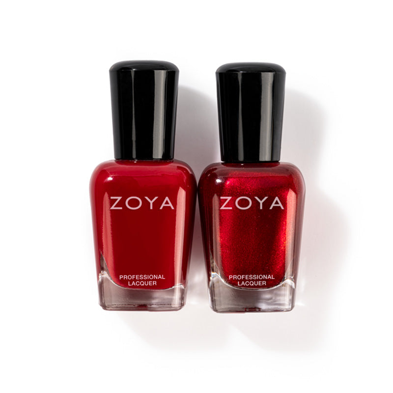 Zoya -  Precious Duos Ruby Nagellak Set – Vegan & Gift Box – 2x 15ml