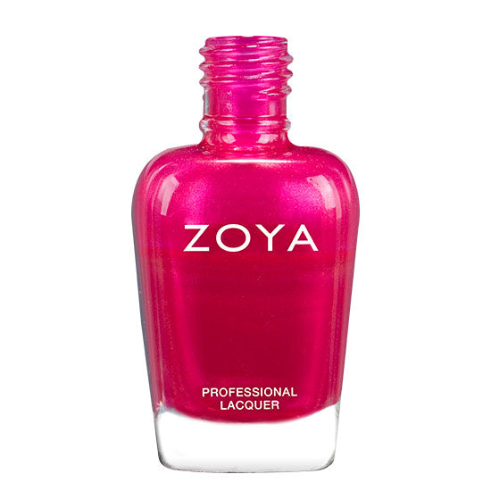 Zoya Rosa - Fuchsia Roze Nagellak met Pearl Shimmer Vegan  15ml