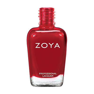 Zoya – Rekha – Vegan Klassiek Bloedrode Nagellak -  Glanzende Crème Finish – 15 ml